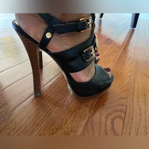 MICHAEL Michael Kors Platform Sandals Women’s Black Size 6.5 - Picture 3 of 6